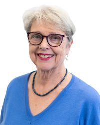 Baroness Glenys Thornton Baroness Glenys Thornton in a blue top